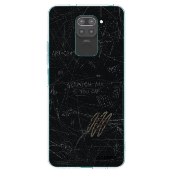 Picasee silikonový černý obal pro Xiaomi Redmi Note 9 - SCRATCH