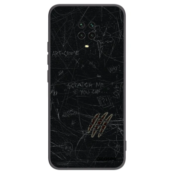 Picasee silikonový černý obal pro Xiaomi Redmi Note 9S - SCRATCH