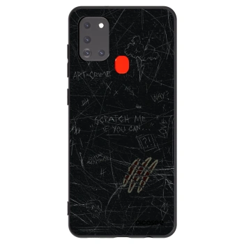 Picasee silikonový černý obal pro Samsung Galaxy A21s - SCRATCH