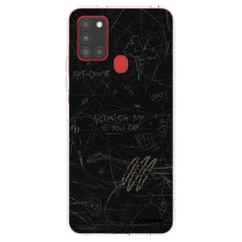 Picasee silikonový průhledný obal pro Samsung Galaxy A21s - SCRATCH
