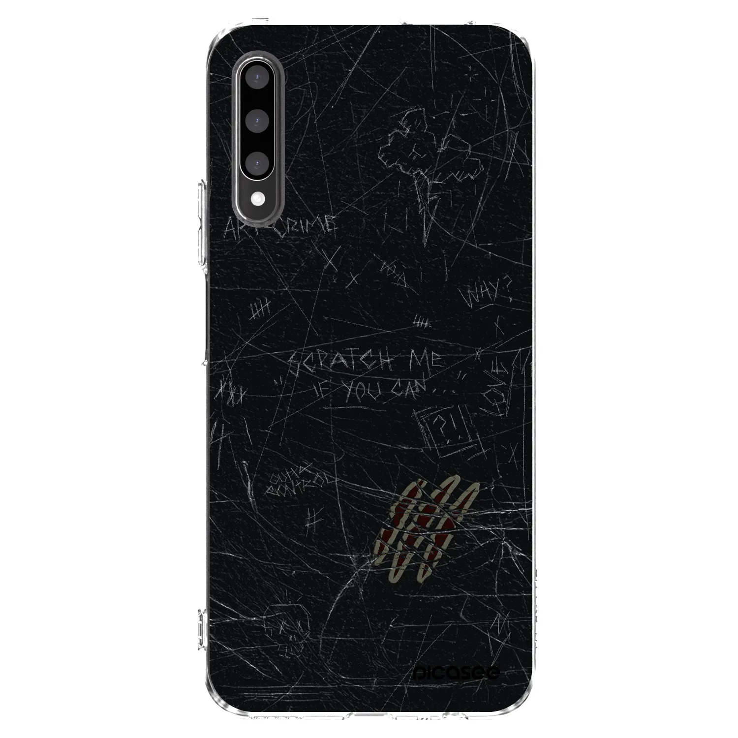 Picasee silikonový průhledný obal pro Honor 9X Pro - SCRATCH