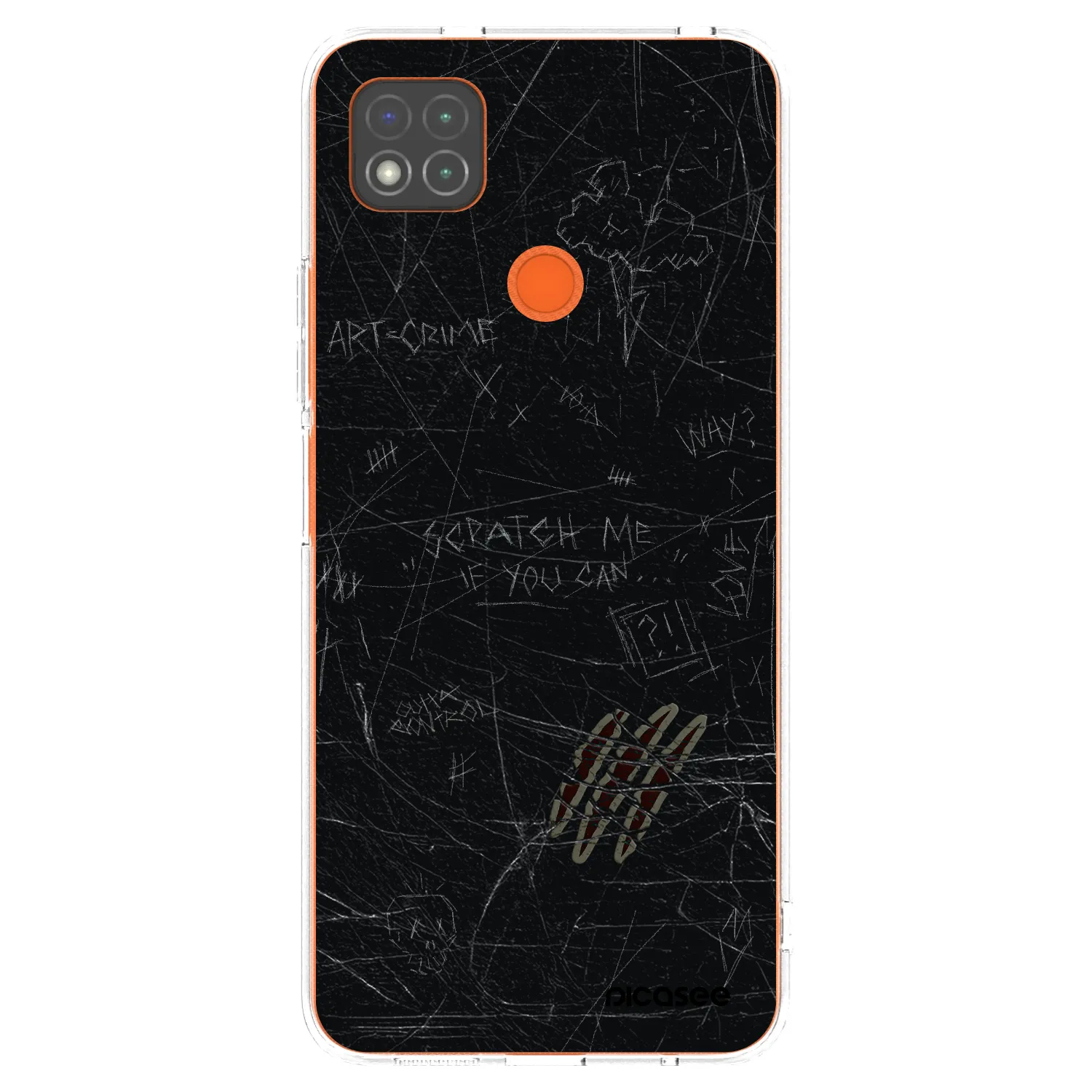 Picasee silikonový průhledný obal pro Xiaomi Redmi 9C - SCRATCH