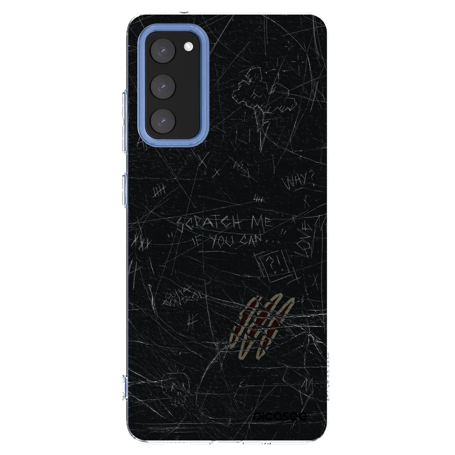 Picasee silikonový průhledný obal pro Samsung Galaxy S20 FE - SCRATCH