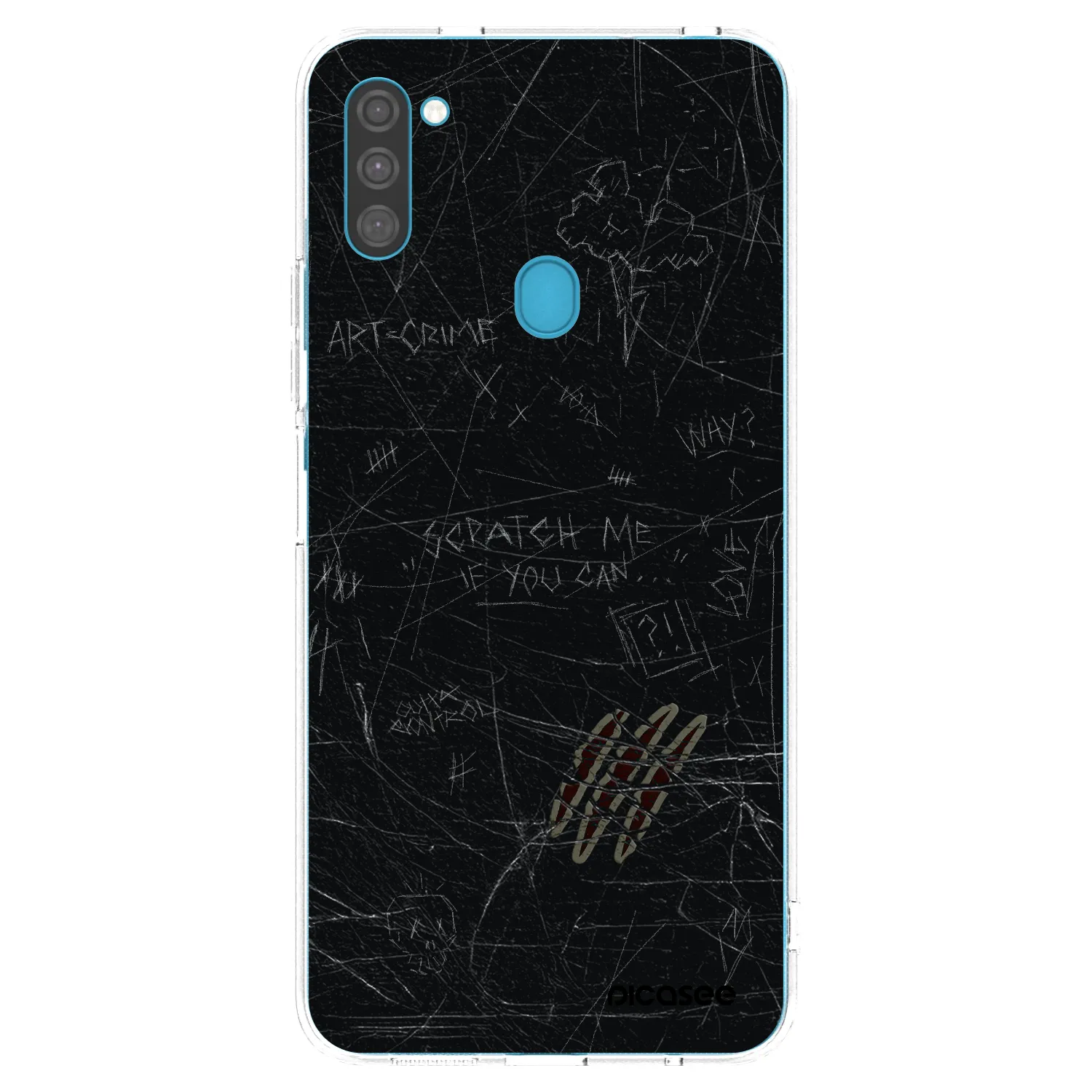 Picasee silikonový průhledný obal pro Samsung Galaxy M11 - SCRATCH