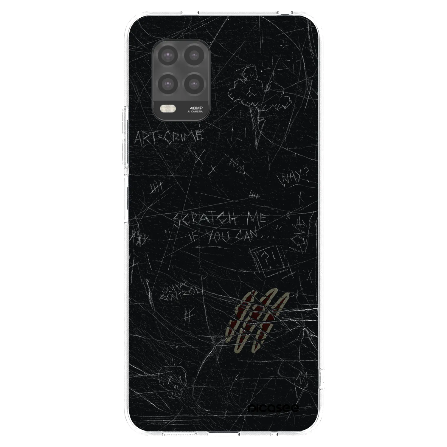 Picasee silikonový průhledný obal pro Xiaomi Mi 10 Lite - SCRATCH