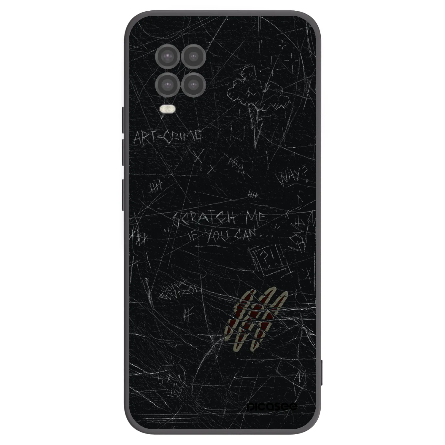 Picasee silikonový černý obal pro Xiaomi Mi 10 Lite - SCRATCH