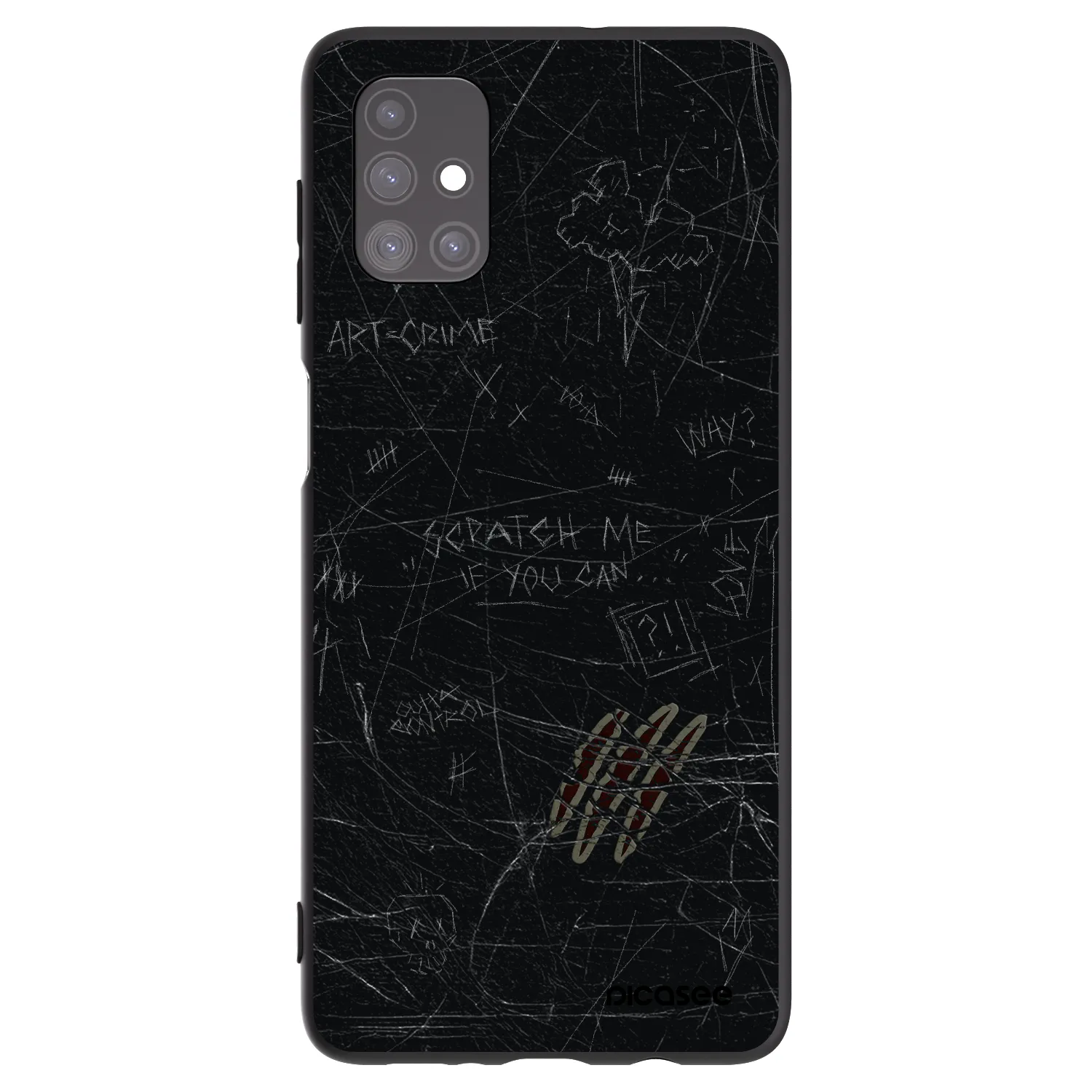 Picasee silikonový černý obal pro Samsung Galaxy M51 M515F - SCRATCH