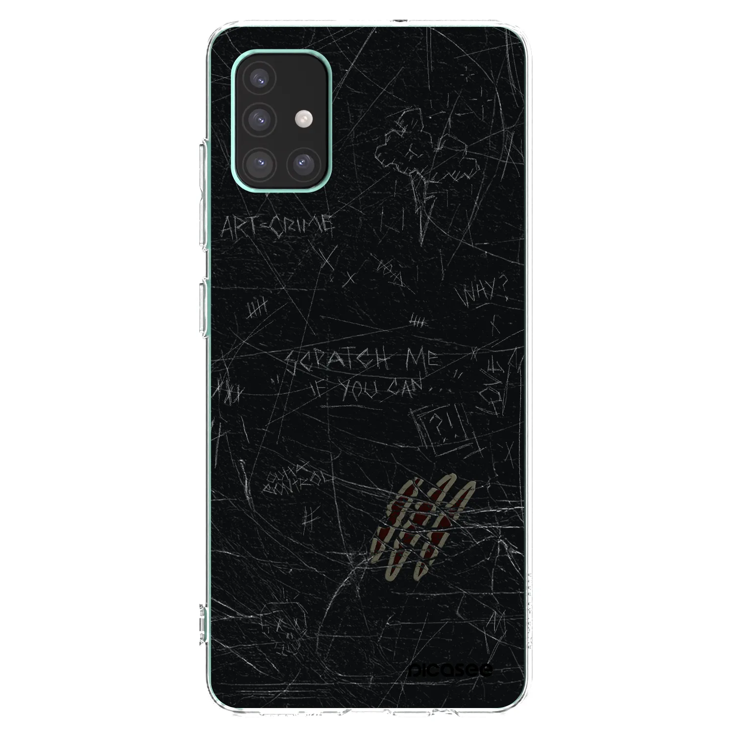 Picasee silikonový průhledný obal pro Samsung Galaxy M51 M515F - SCRATCH
