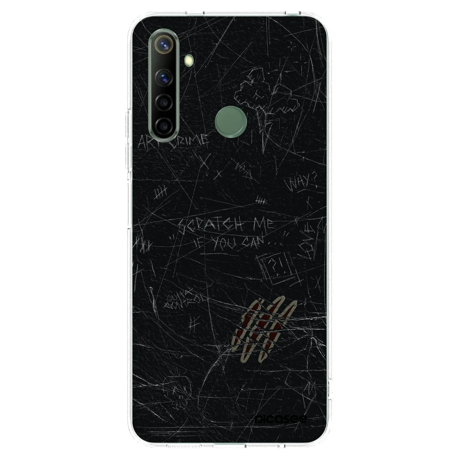 Picasee silikonový průhledný obal pro Realme 6i - SCRATCH