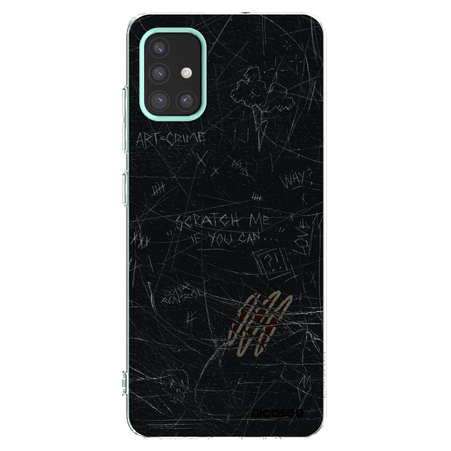 Picasee silikonový průhledný obal pro Samsung Galaxy M31s - SCRATCH