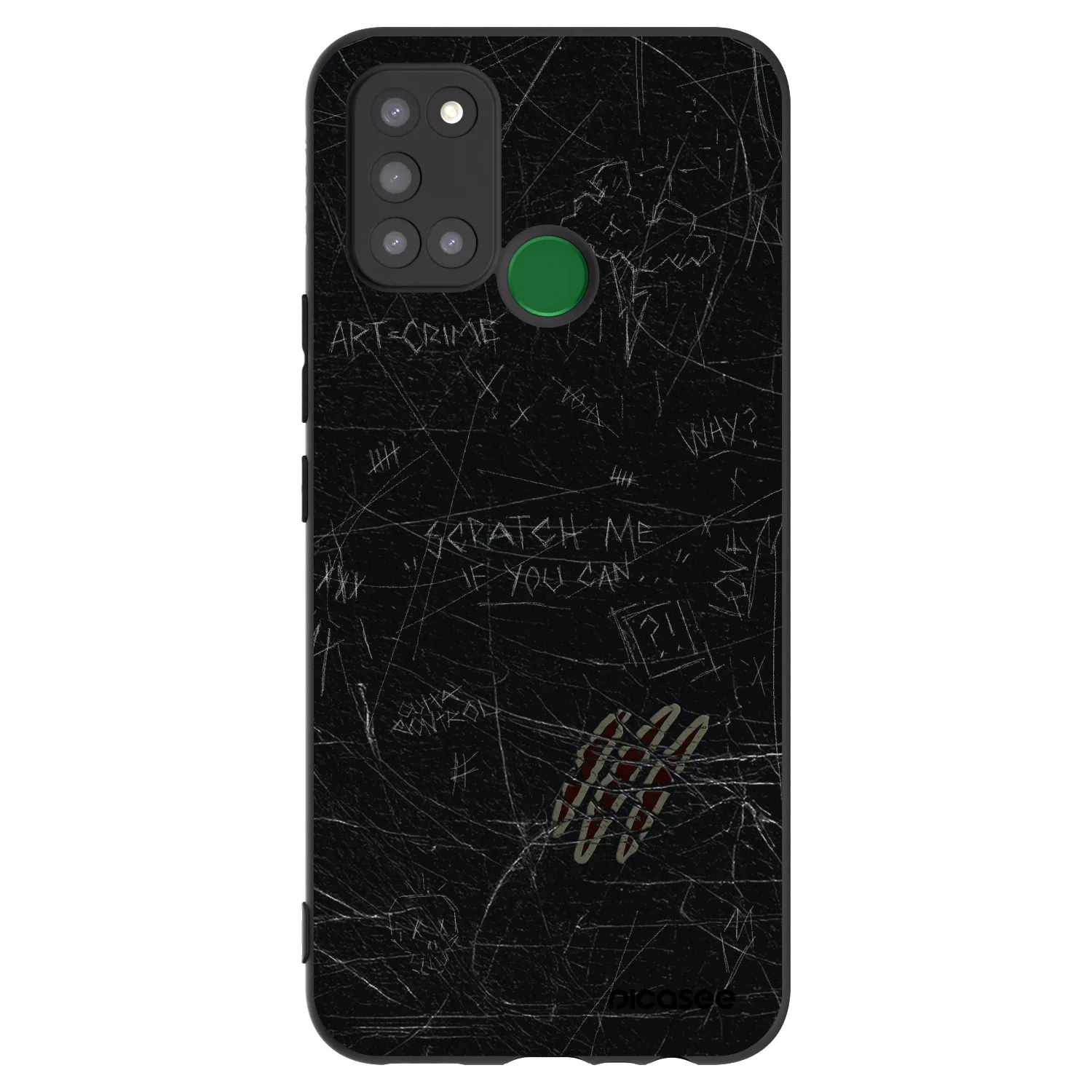 Picasee silikonový černý obal pro Realme 7i - SCRATCH