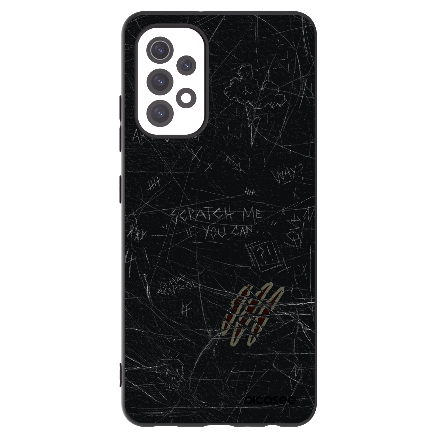 Picasee silikonový černý obal pro Samsung Galaxy A32 5G A326B - SCRATCH