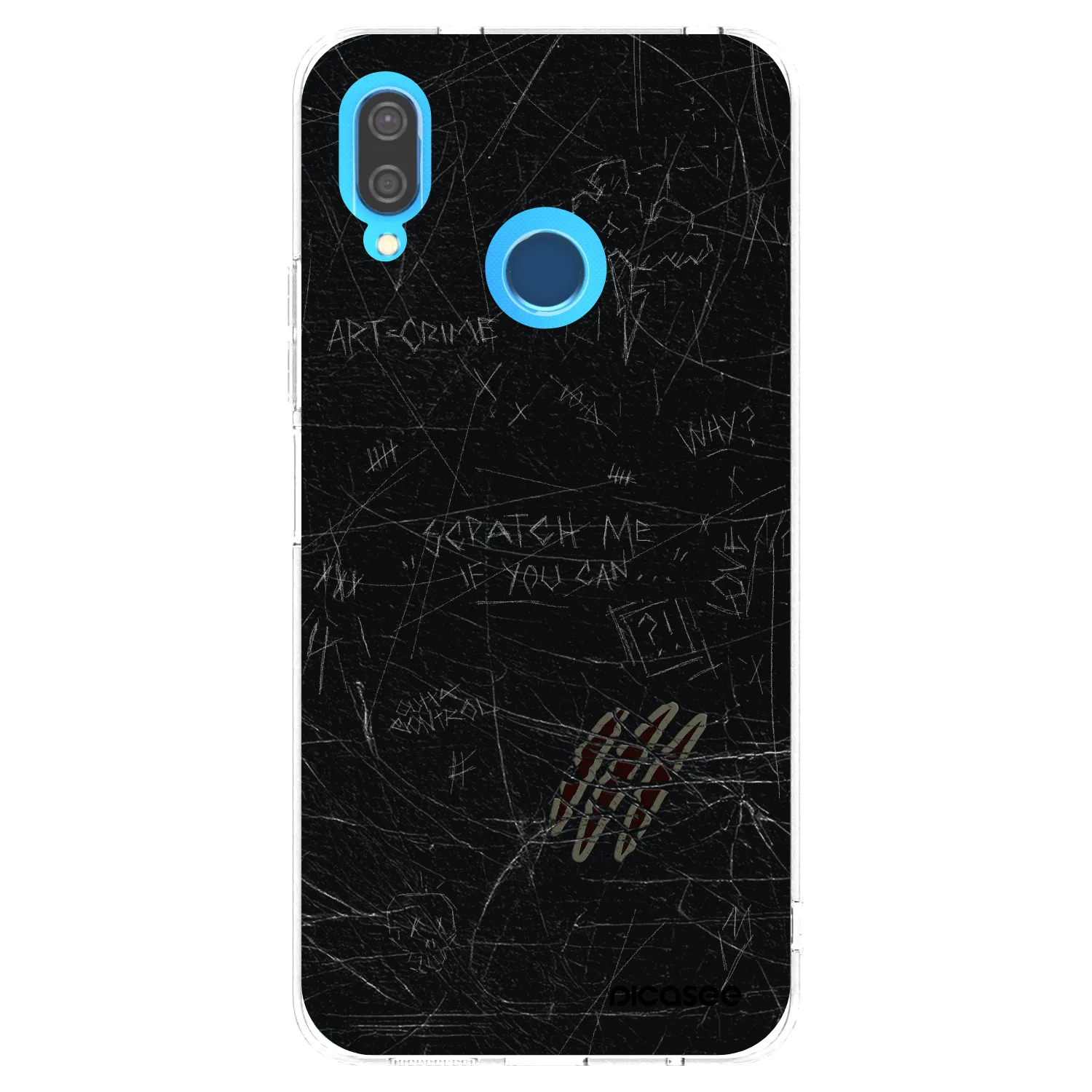 Picasee silikonový průhledný obal pro Huawei P20 Lite - SCRATCH