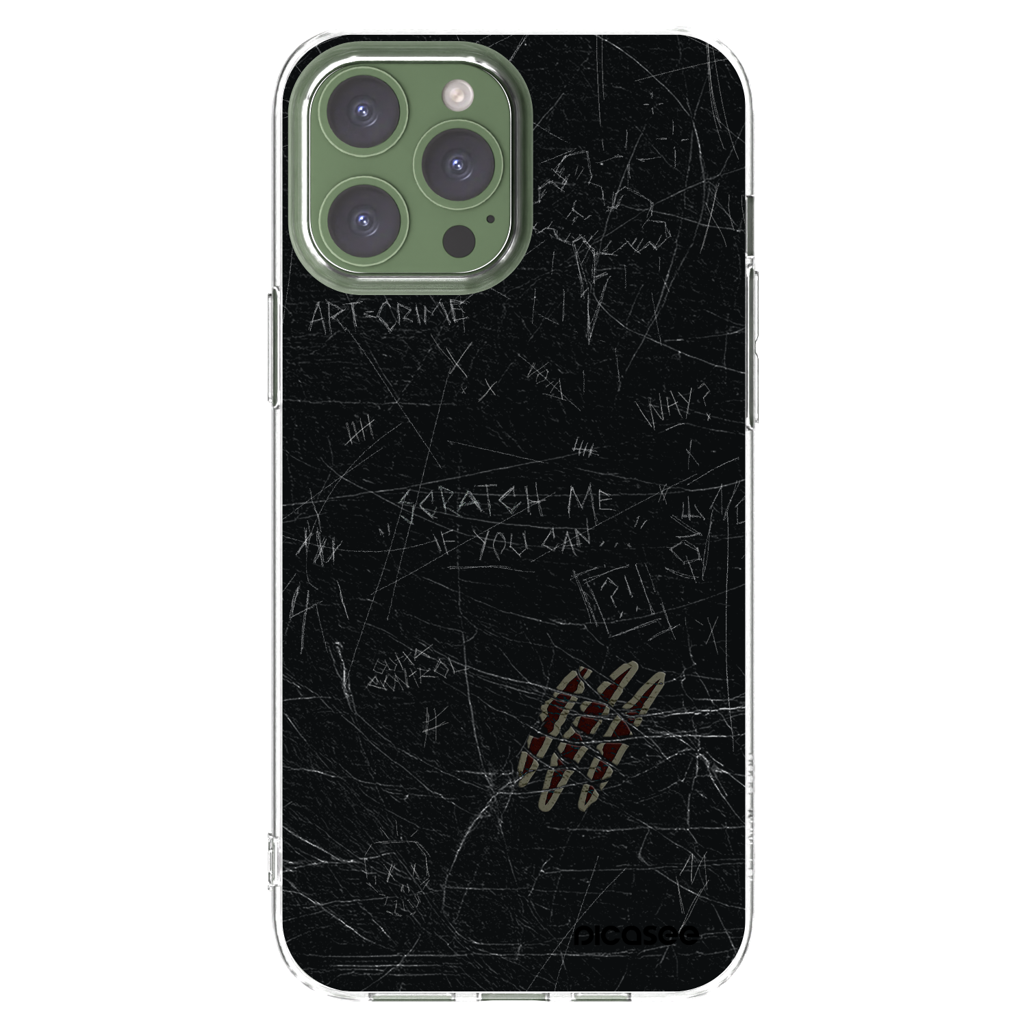 Picasee silikonový průhledný obal pro Apple iPhone 13 Pro Max - SCRATCH