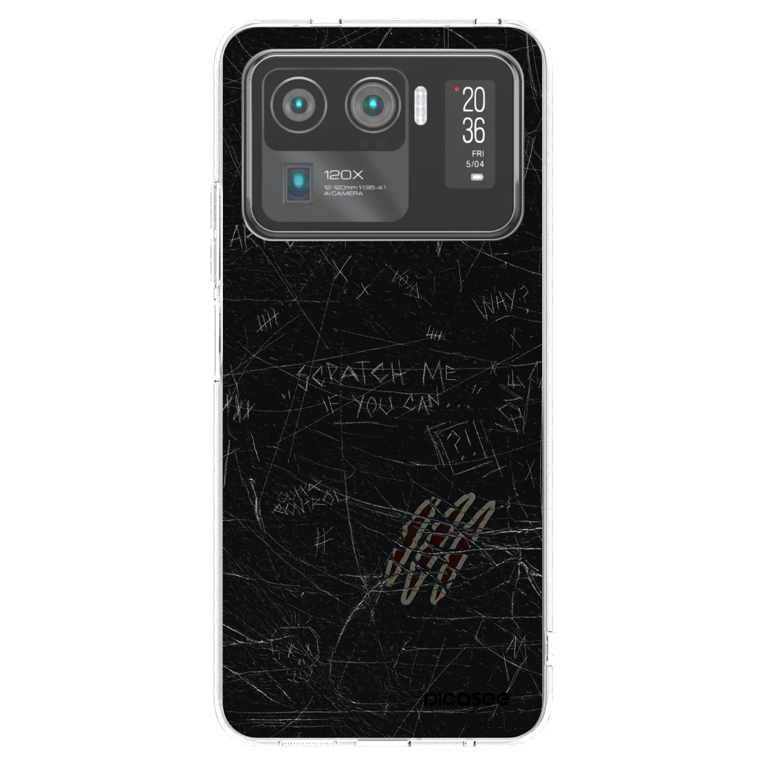 Picasee silikonový průhledný obal pro Xiaomi Mi 11 Ultra - SCRATCH