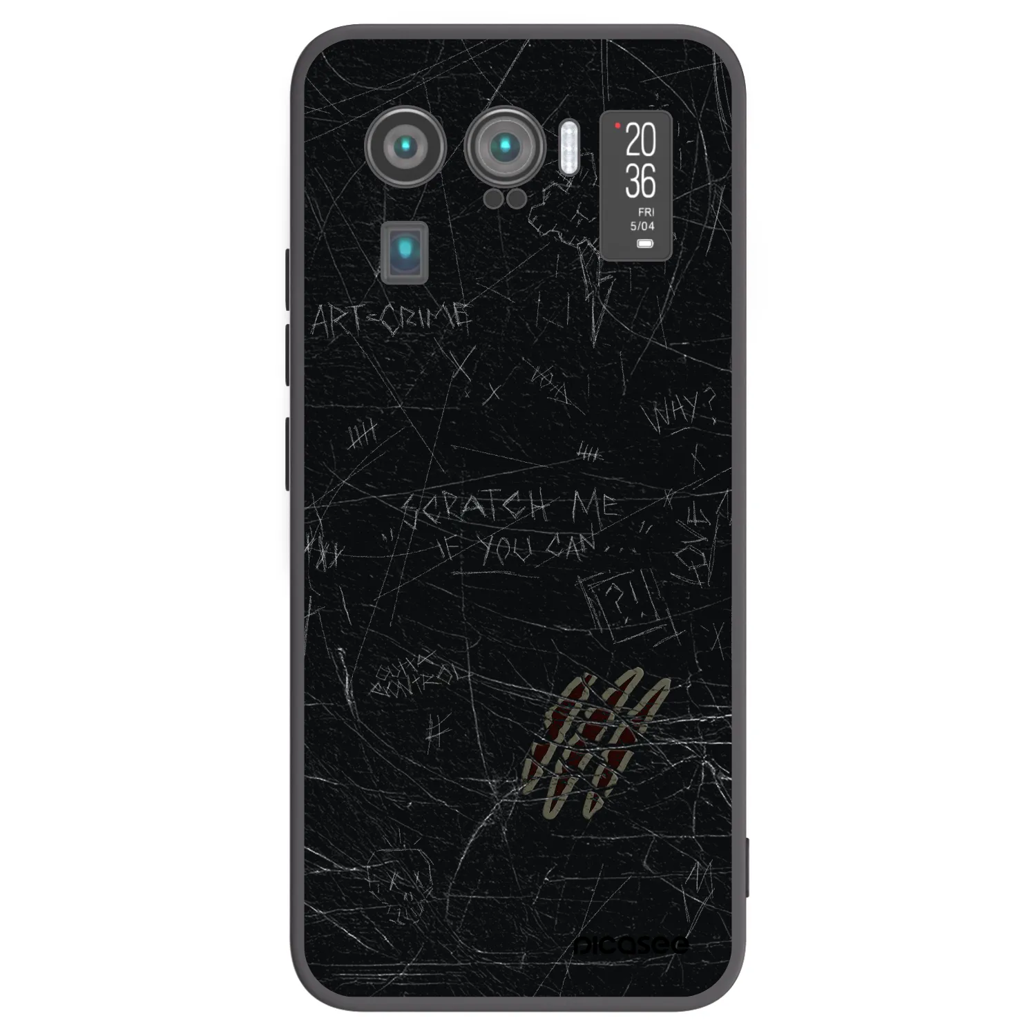 Picasee silikonový černý obal pro Xiaomi Mi 11 Ultra - SCRATCH