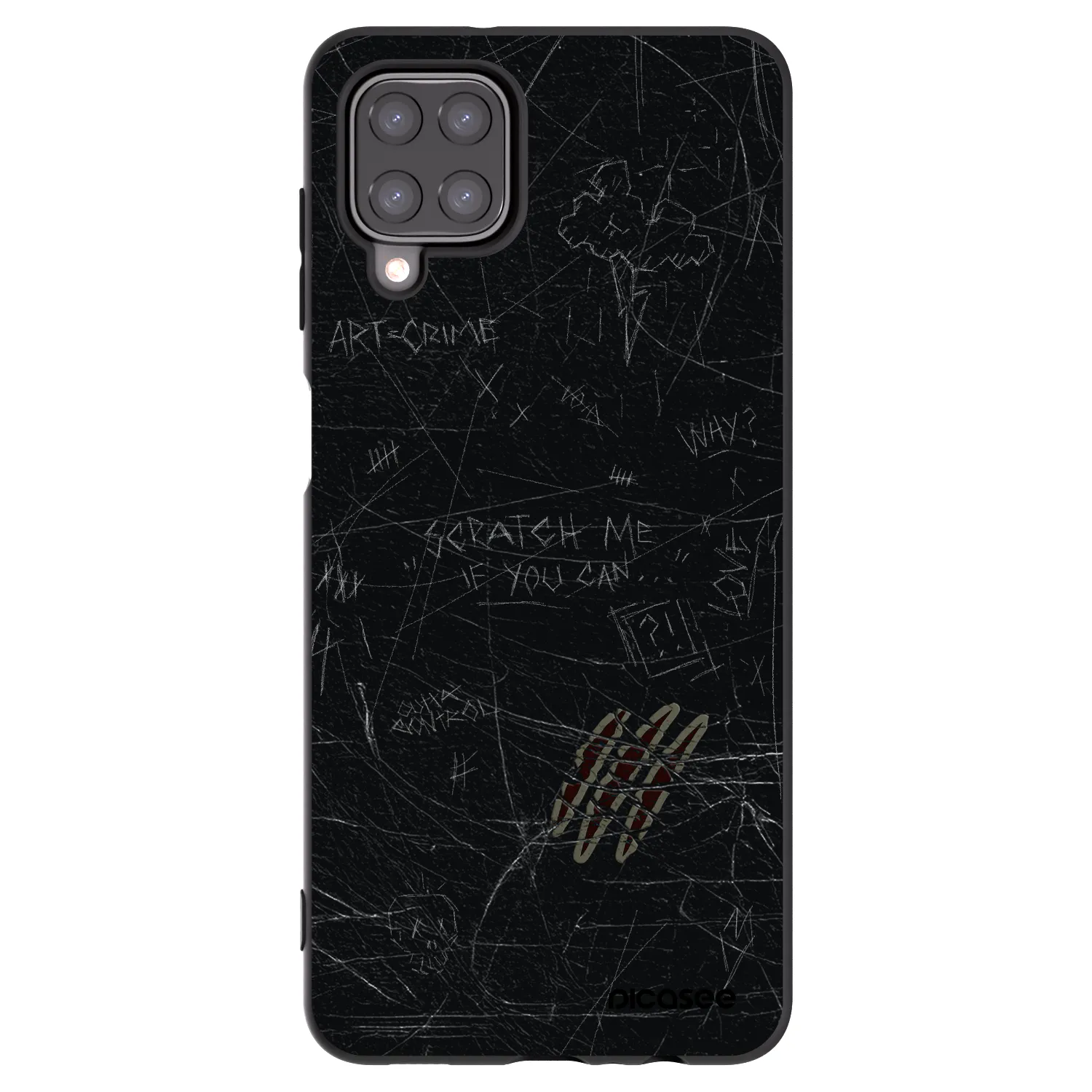 Picasee silikonový černý obal pro Samsung Galaxy M12 M127F - SCRATCH