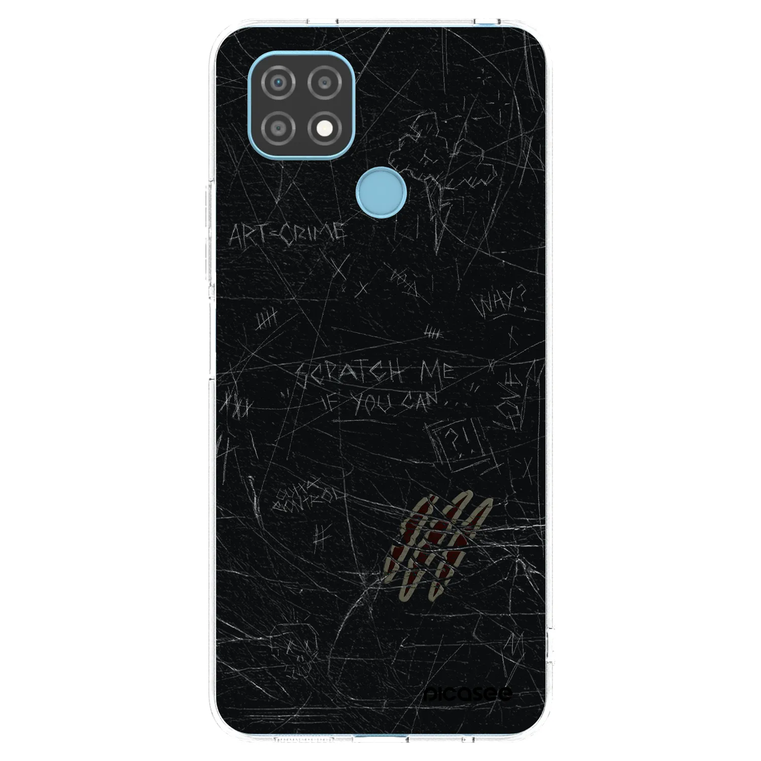 Picasee silikonový průhledný obal pro Realme C21 - SCRATCH