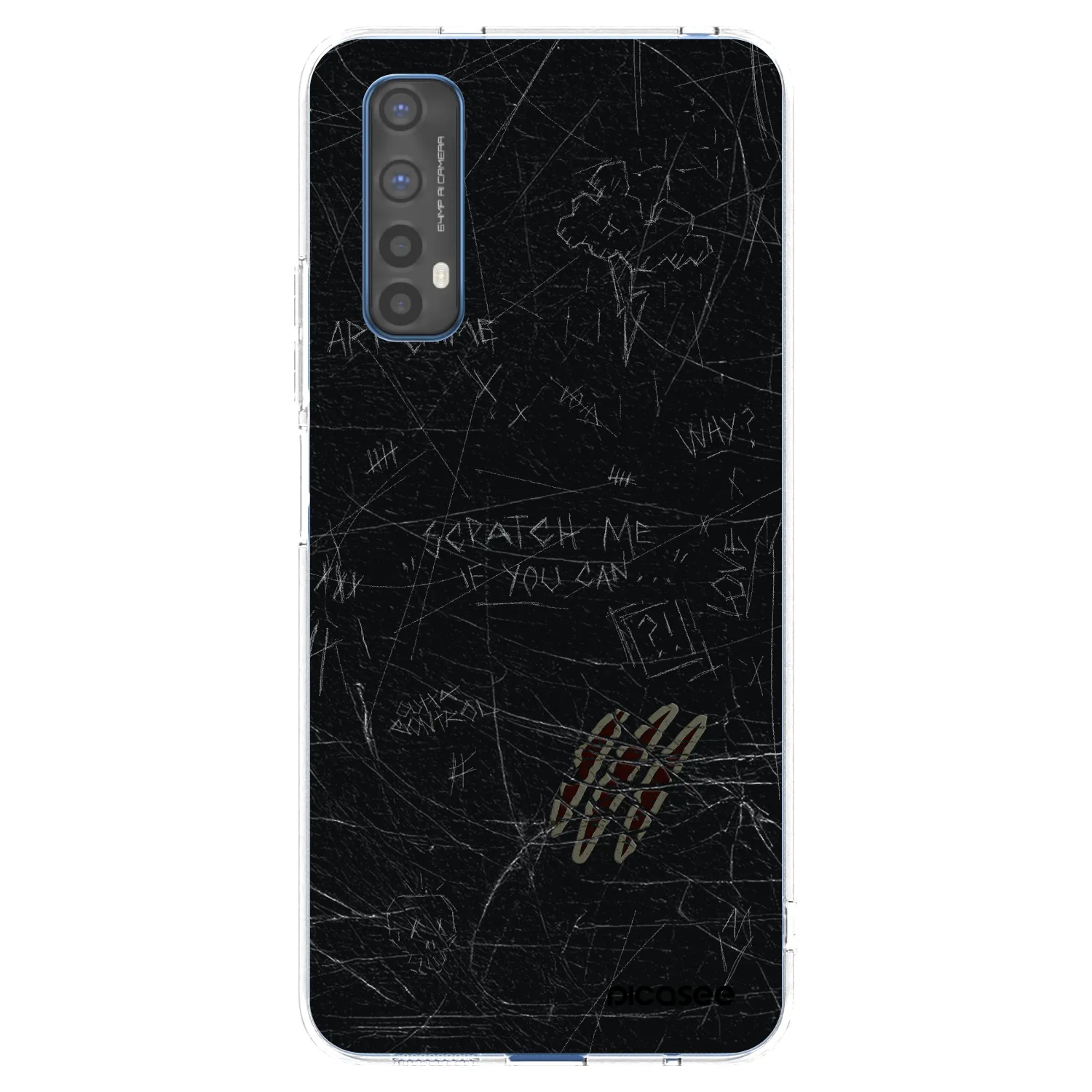 Picasee silikonový průhledný obal pro Realme 7 - SCRATCH