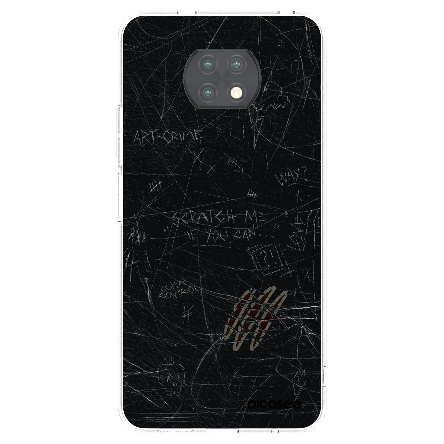 Picasee silikonový průhledný obal pro Xiaomi Redmi Note 9T - SCRATCH