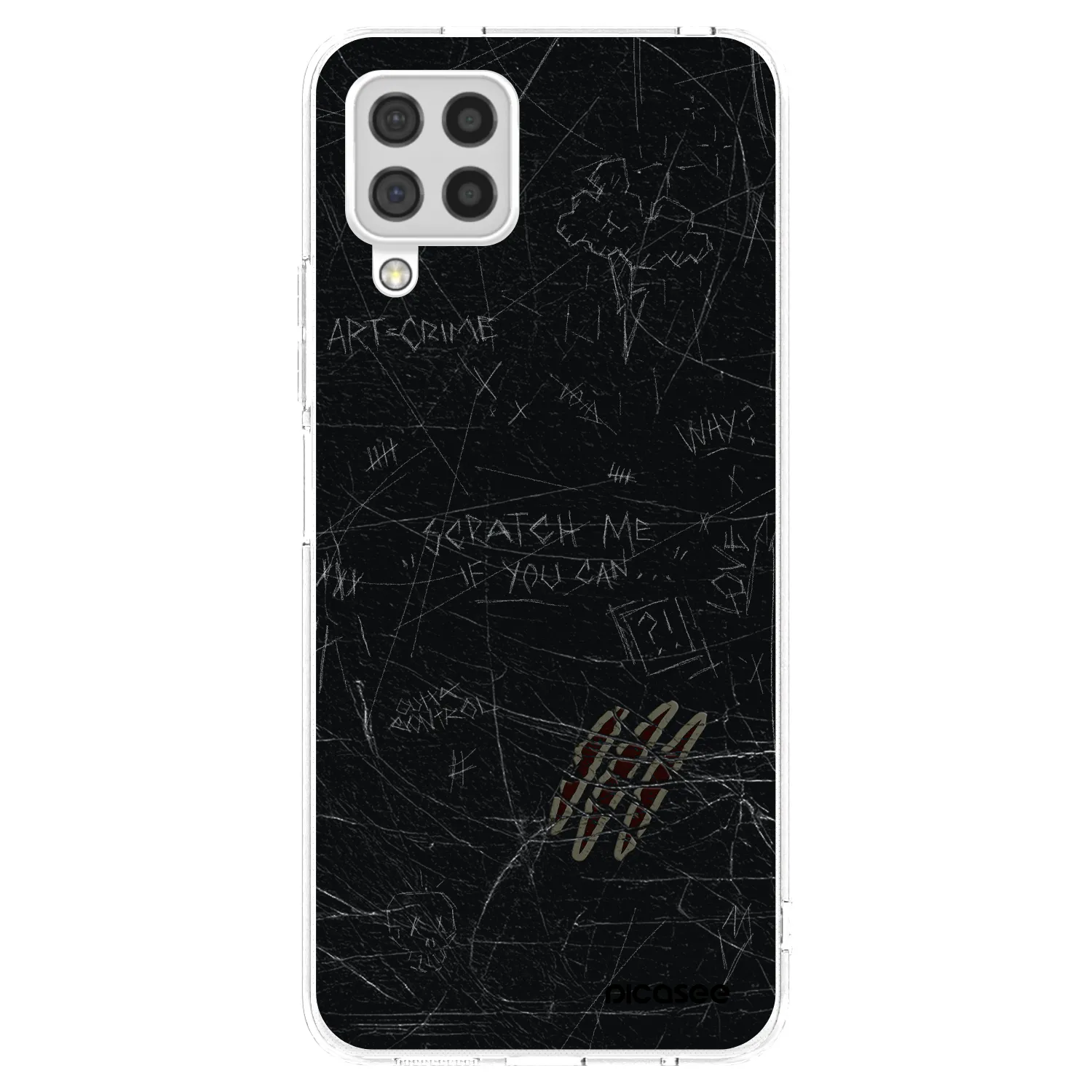 Picasee silikonový průhledný obal pro Samsung Galaxy A22 A225F 4G - SCRATCH