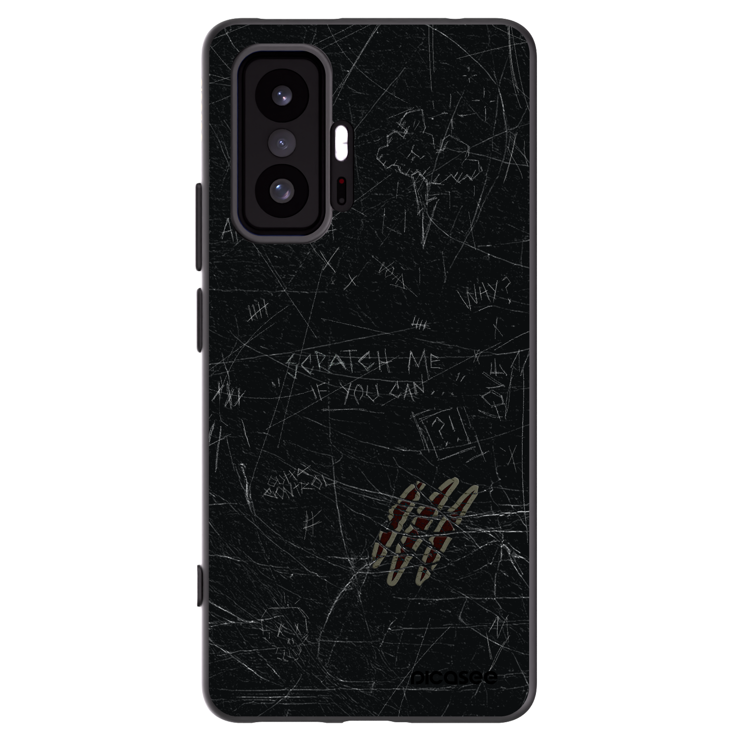Picasee silikonový černý obal pro Xiaomi 11T - SCRATCH