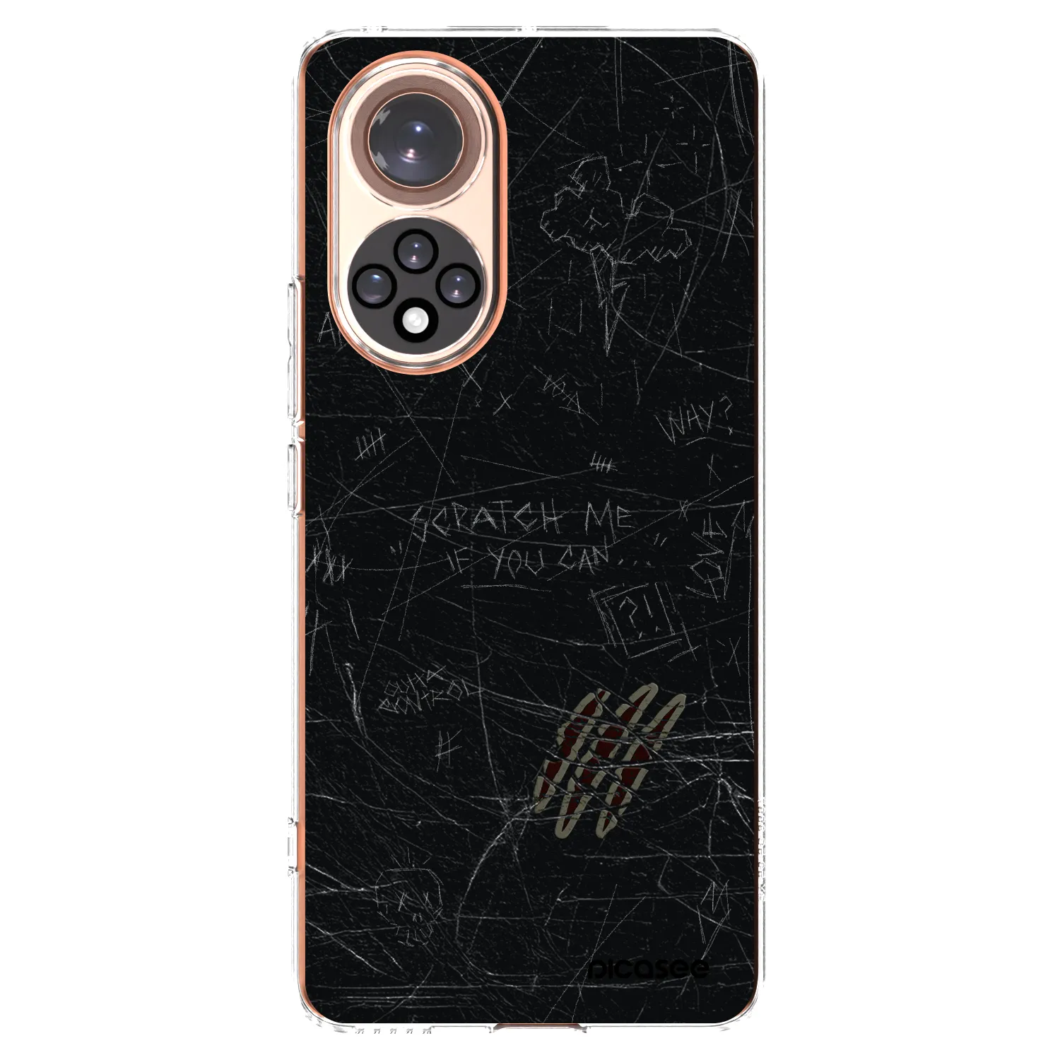 Picasee silikonový průhledný obal pro Honor 50 5G - SCRATCH