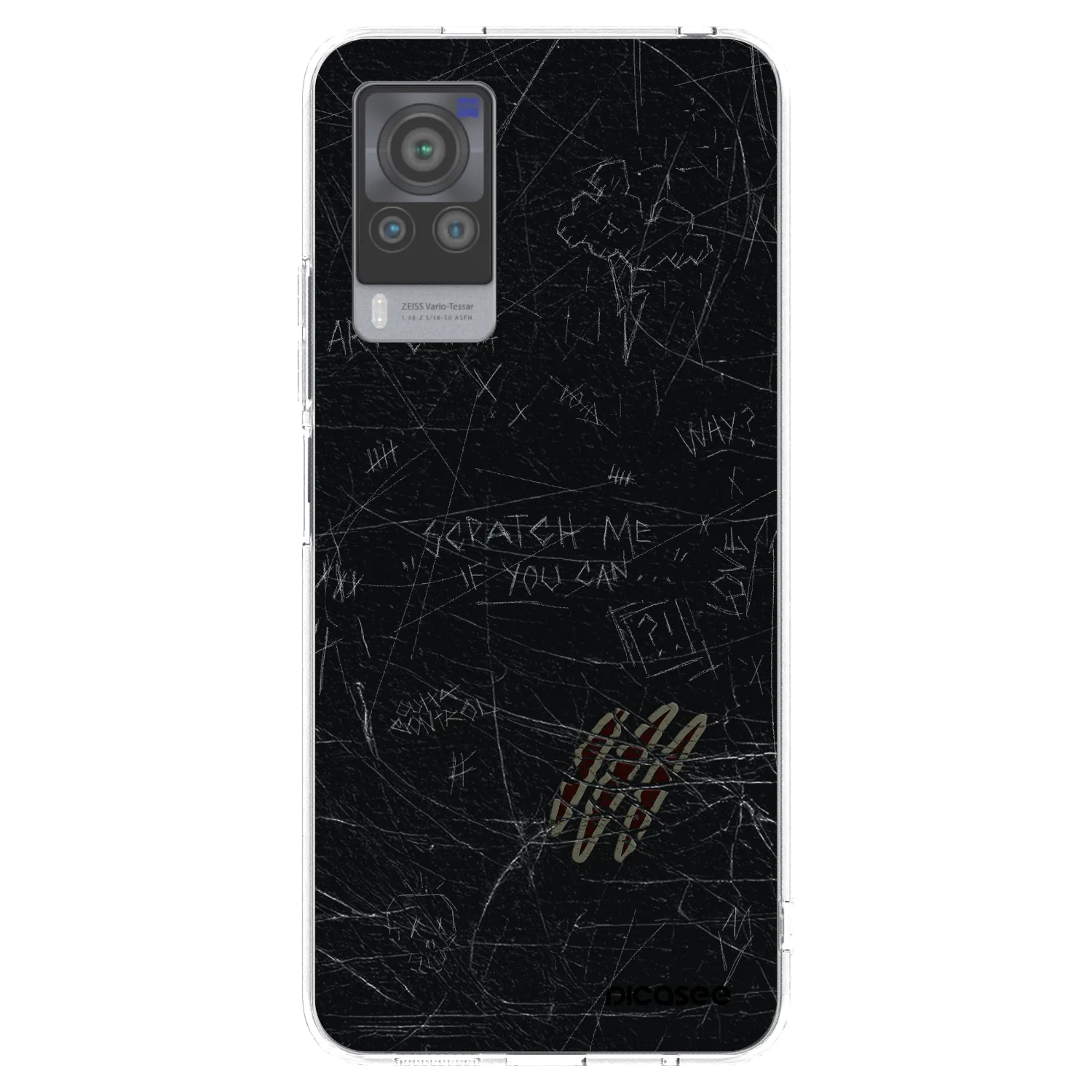Picasee silikonový průhledný obal pro Vivo X60 Pro 5G - SCRATCH