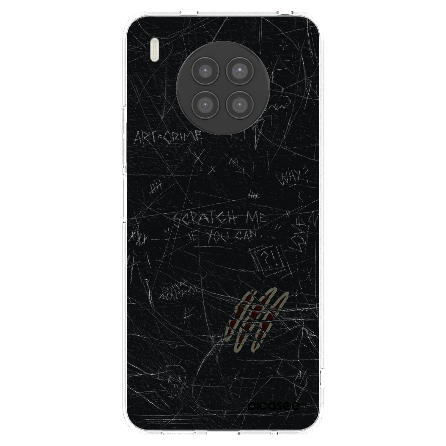 Picasee silikonový průhledný obal pro Huawei Nova 8i - SCRATCH
