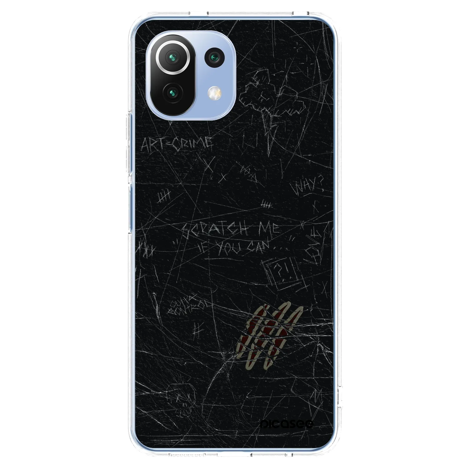 Picasee silikonový průhledný obal pro Xiaomi 11 Lite 5G NE - SCRATCH