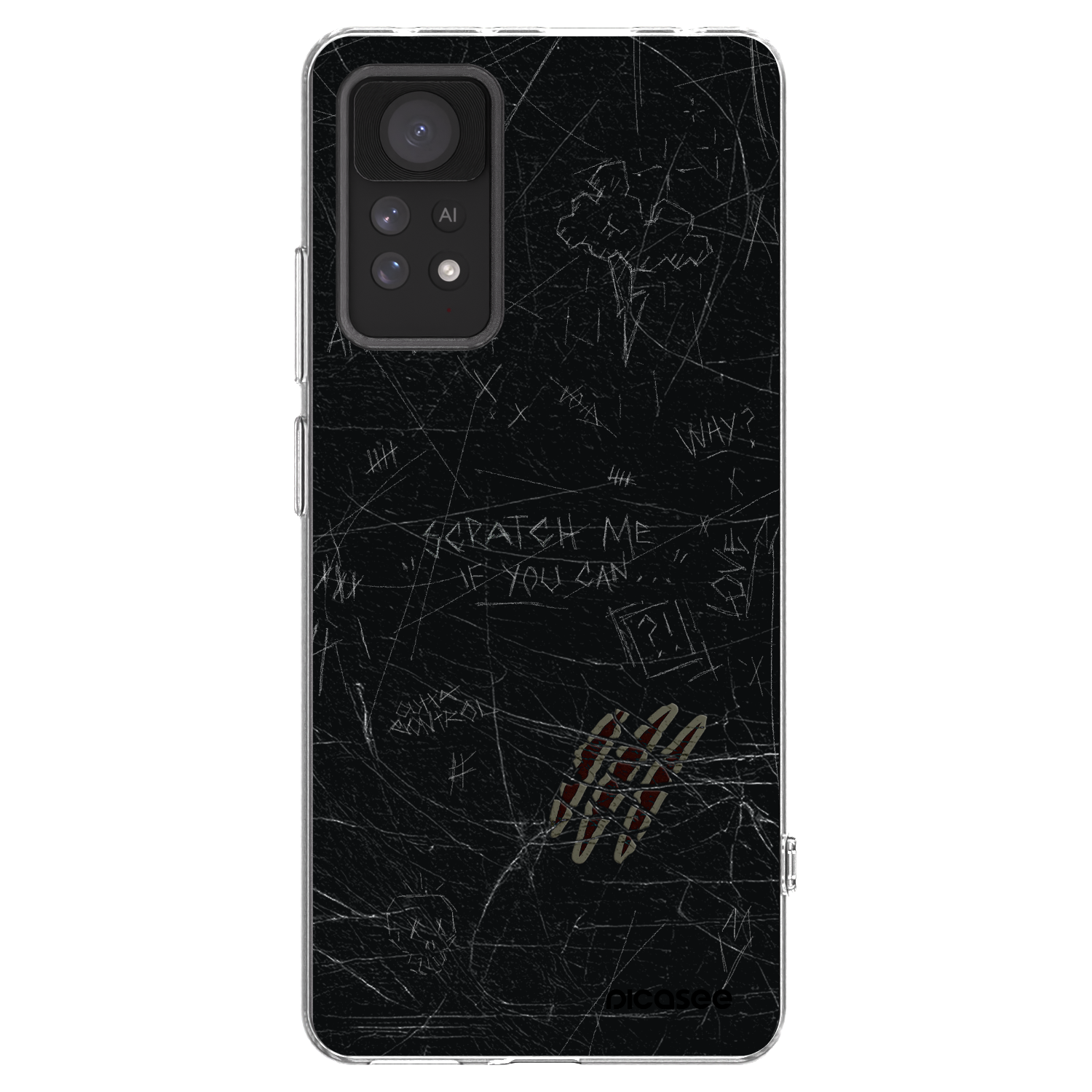 Picasee silikonový průhledný obal pro Xiaomi Redmi Note 11 Pro - SCRATCH