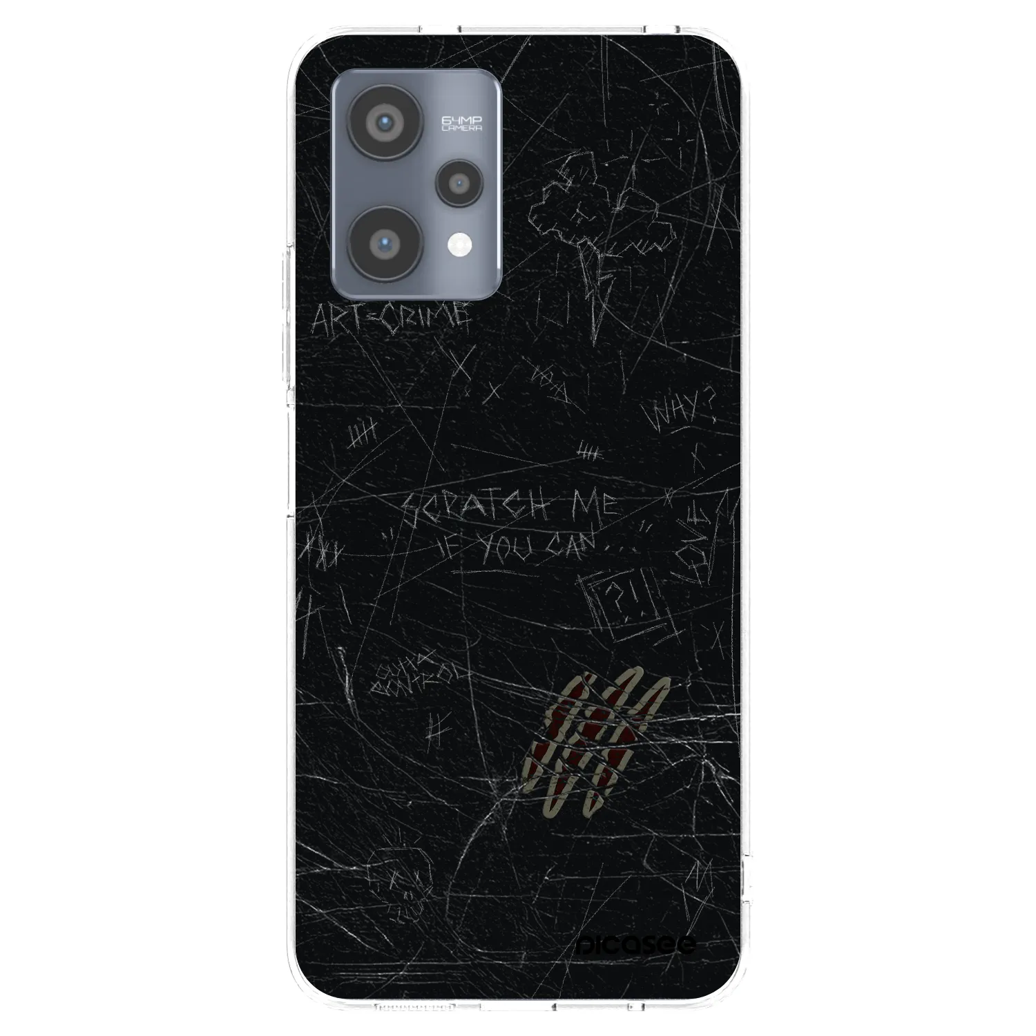 Picasee silikonový průhledný obal pro Realme 9 Pro 5G - SCRATCH