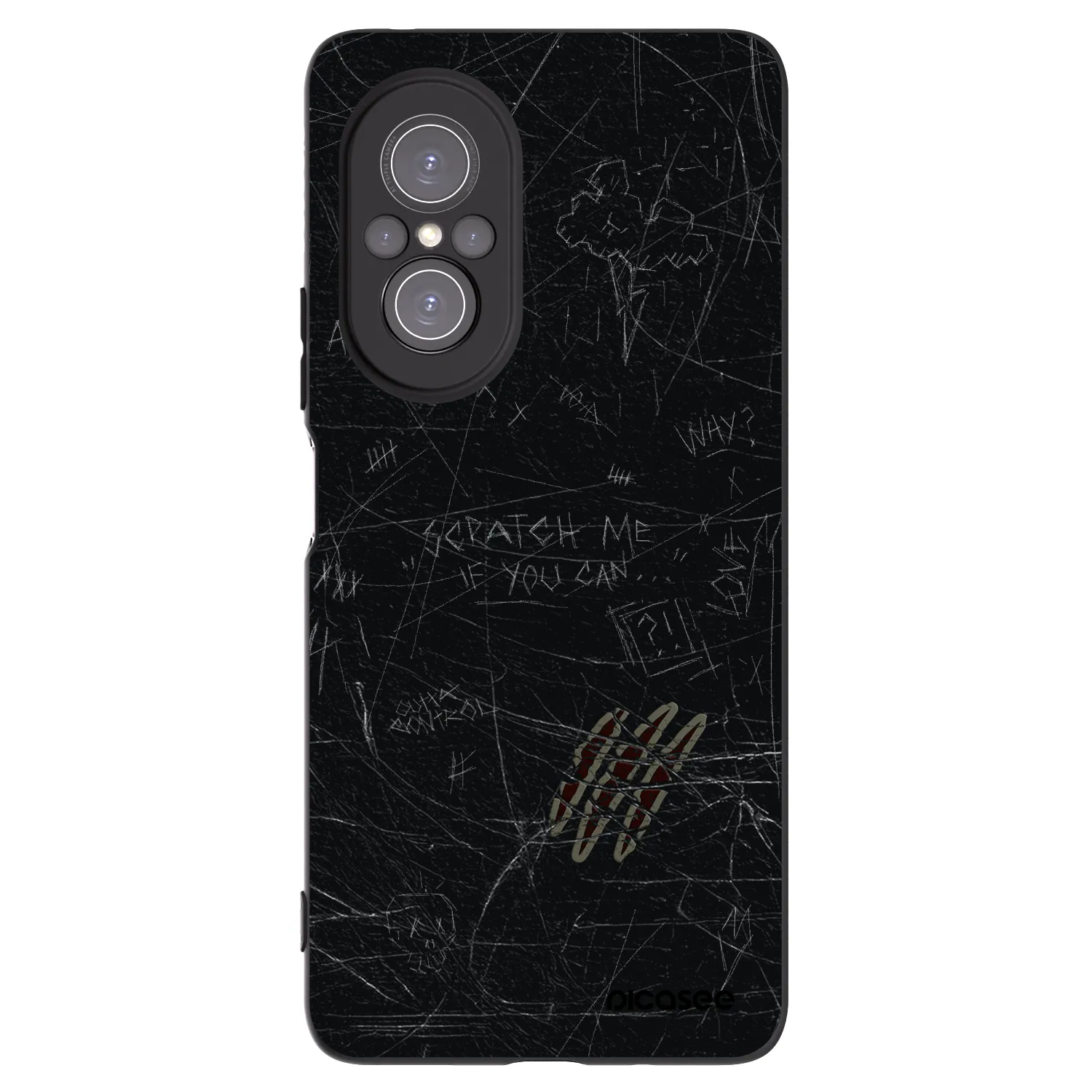 Picasee silikonový černý obal pro Huawei Nova 9 SE - SCRATCH
