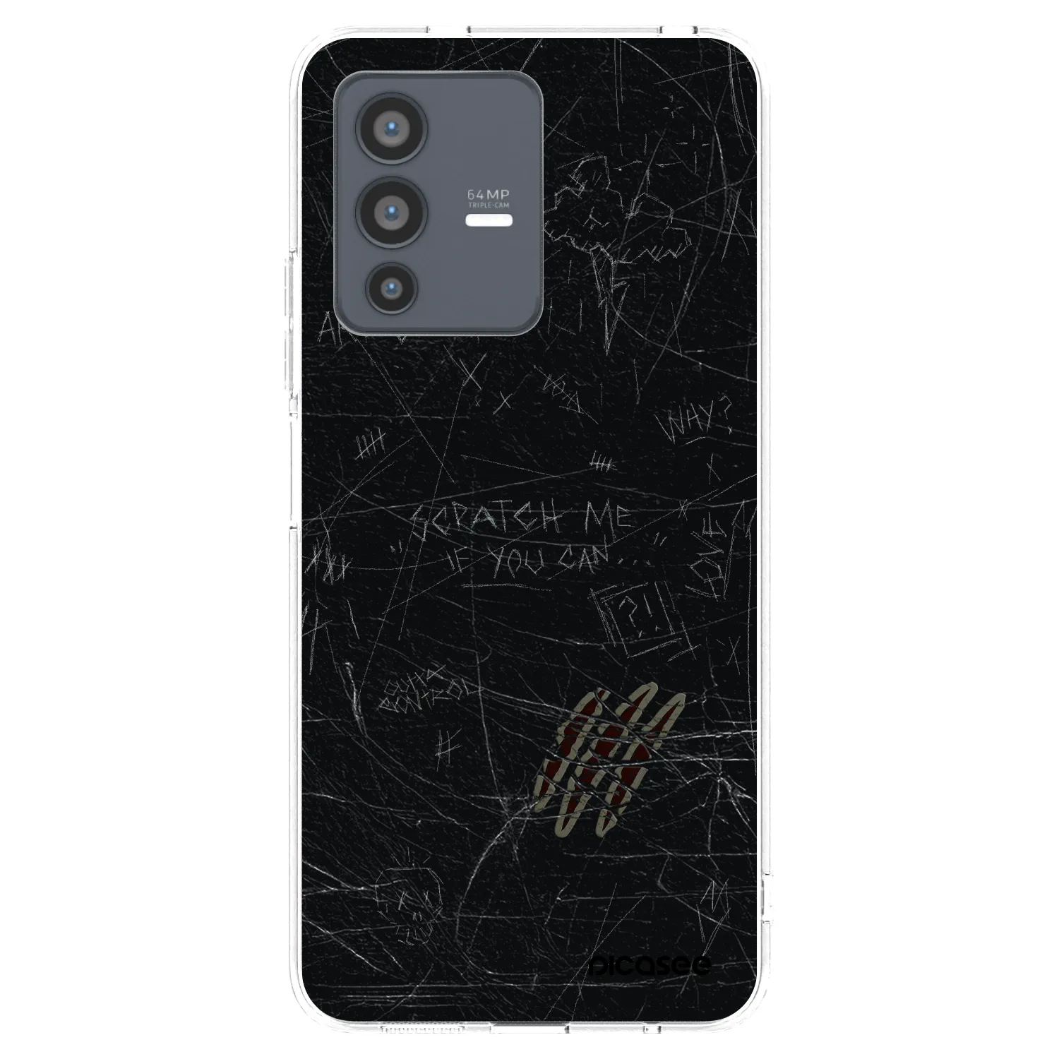 Picasee silikonový průhledný obal pro Vivo V23 5G - SCRATCH