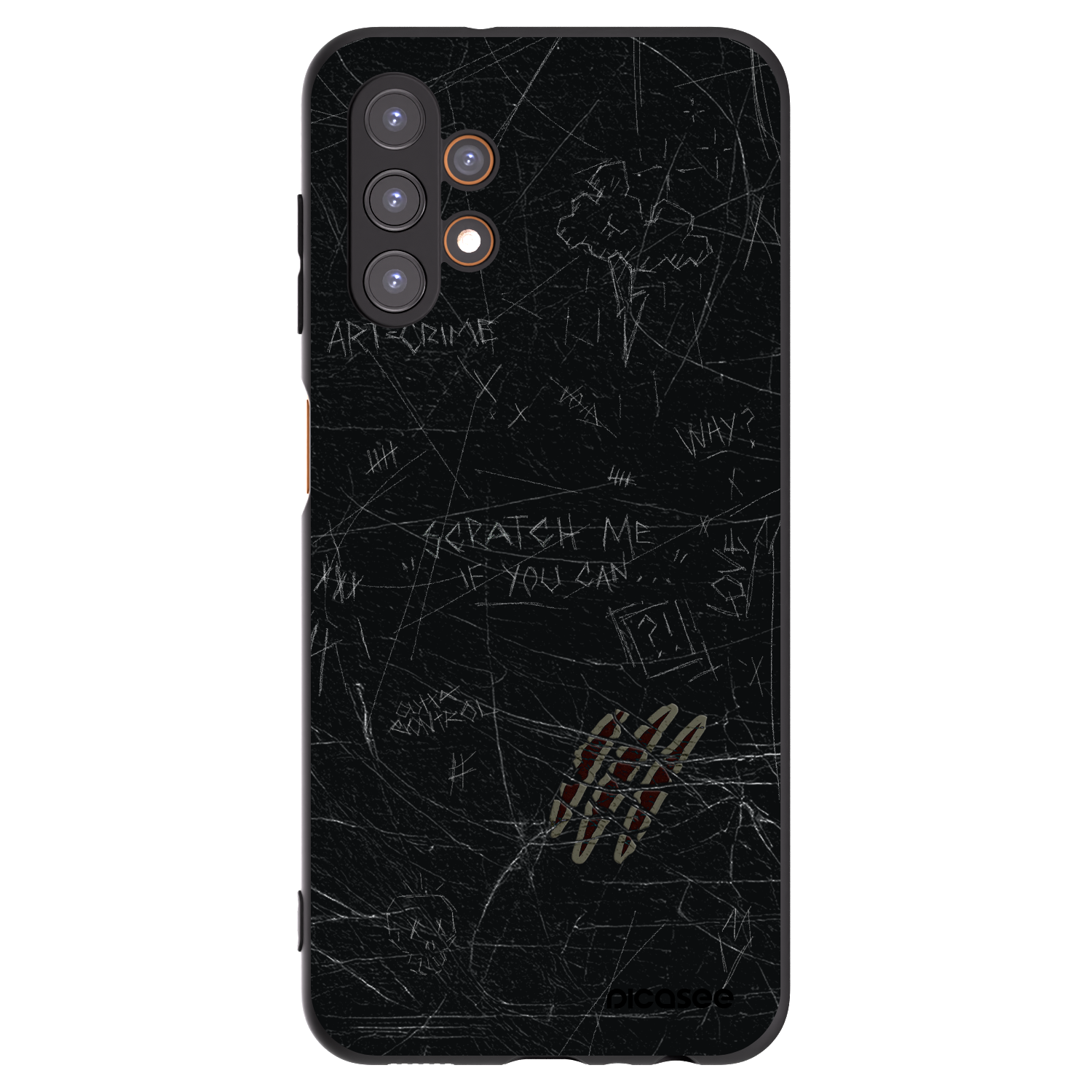 Picasee silikonový černý obal pro Samsung Galaxy A13 4G A135 - SCRATCH