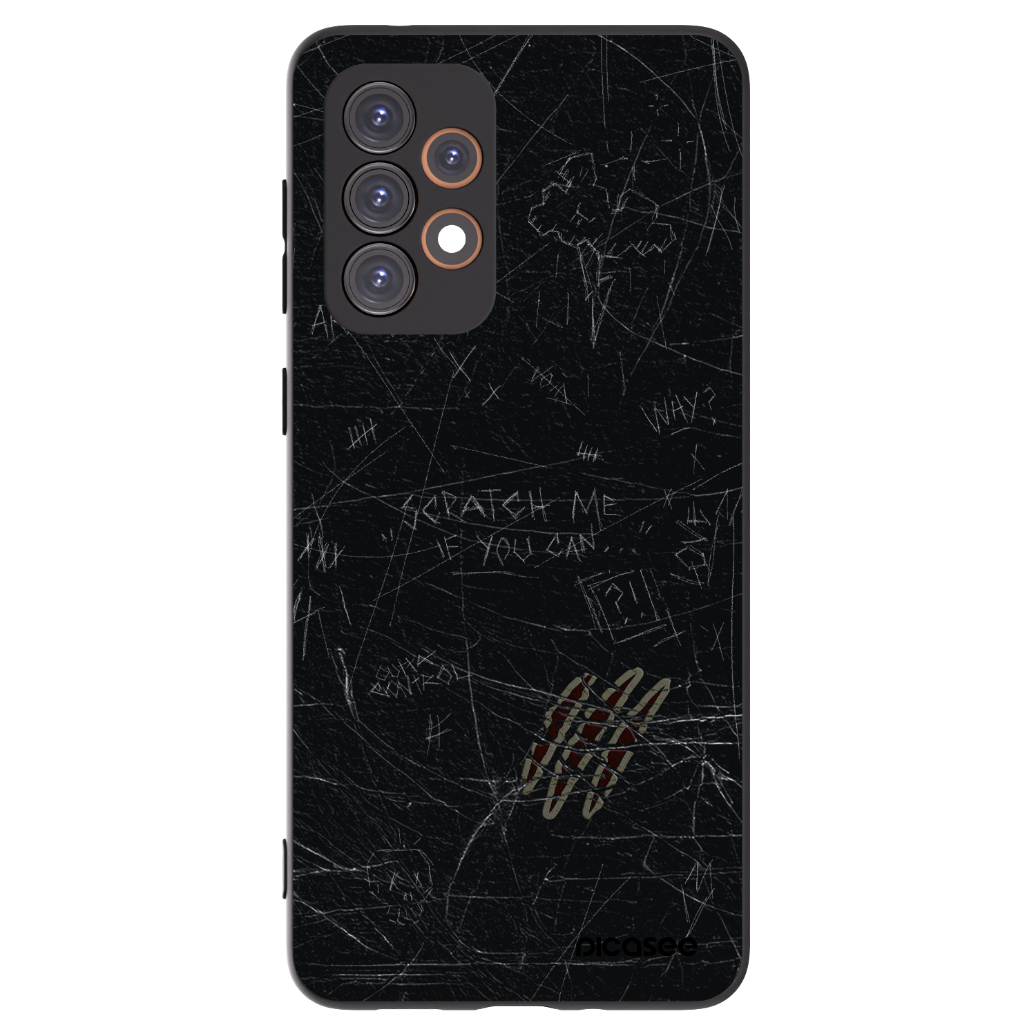 Picasee silikonový černý obal pro Samsung Galaxy A33 5G A336 - SCRATCH