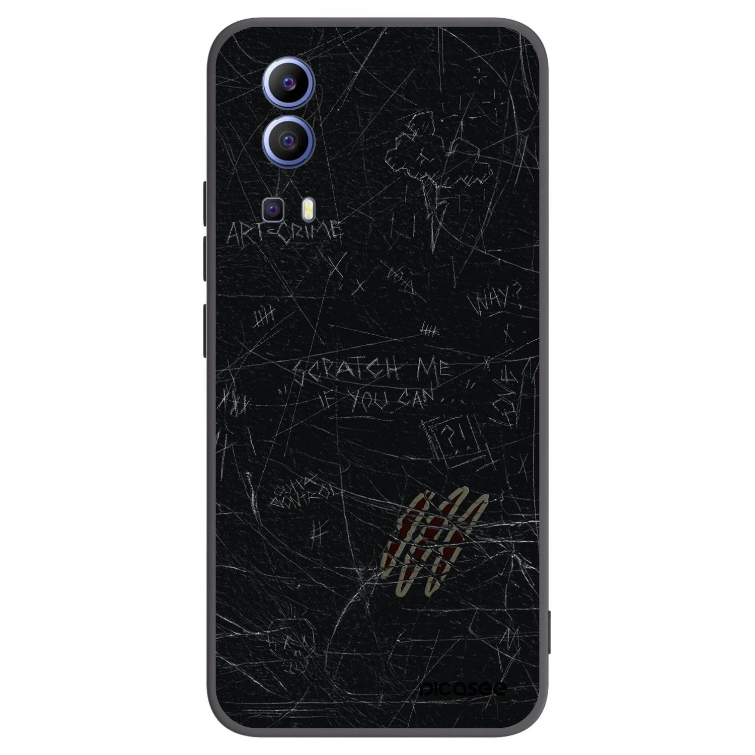 Picasee silikonový černý obal pro Vivo Y52 5G - SCRATCH