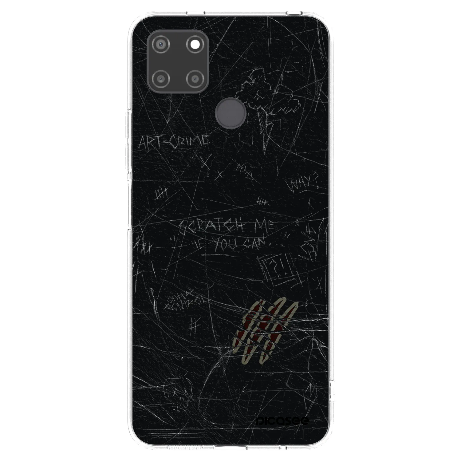 Picasee silikonový průhledný obal pro Realme C21Y - SCRATCH