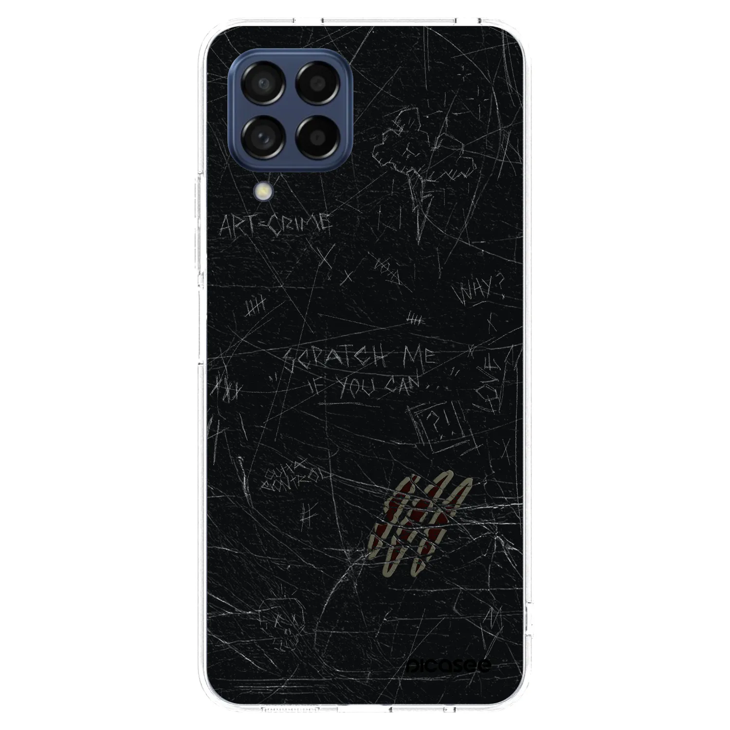 Picasee silikonový průhledný obal pro Samsung Galaxy M53 5G - SCRATCH