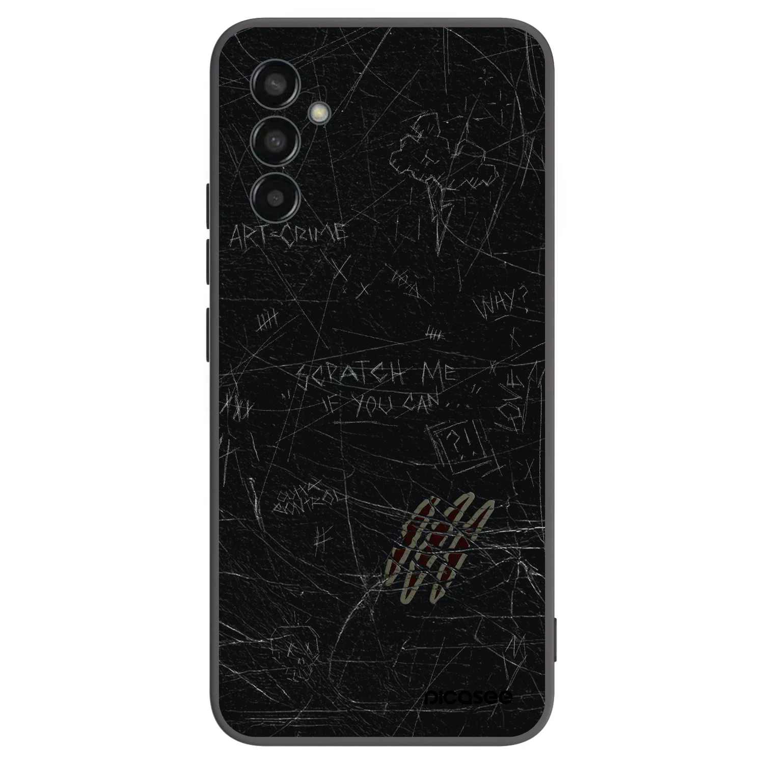 Picasee silikonový černý obal pro Samsung Galaxy M13 M135F - SCRATCH