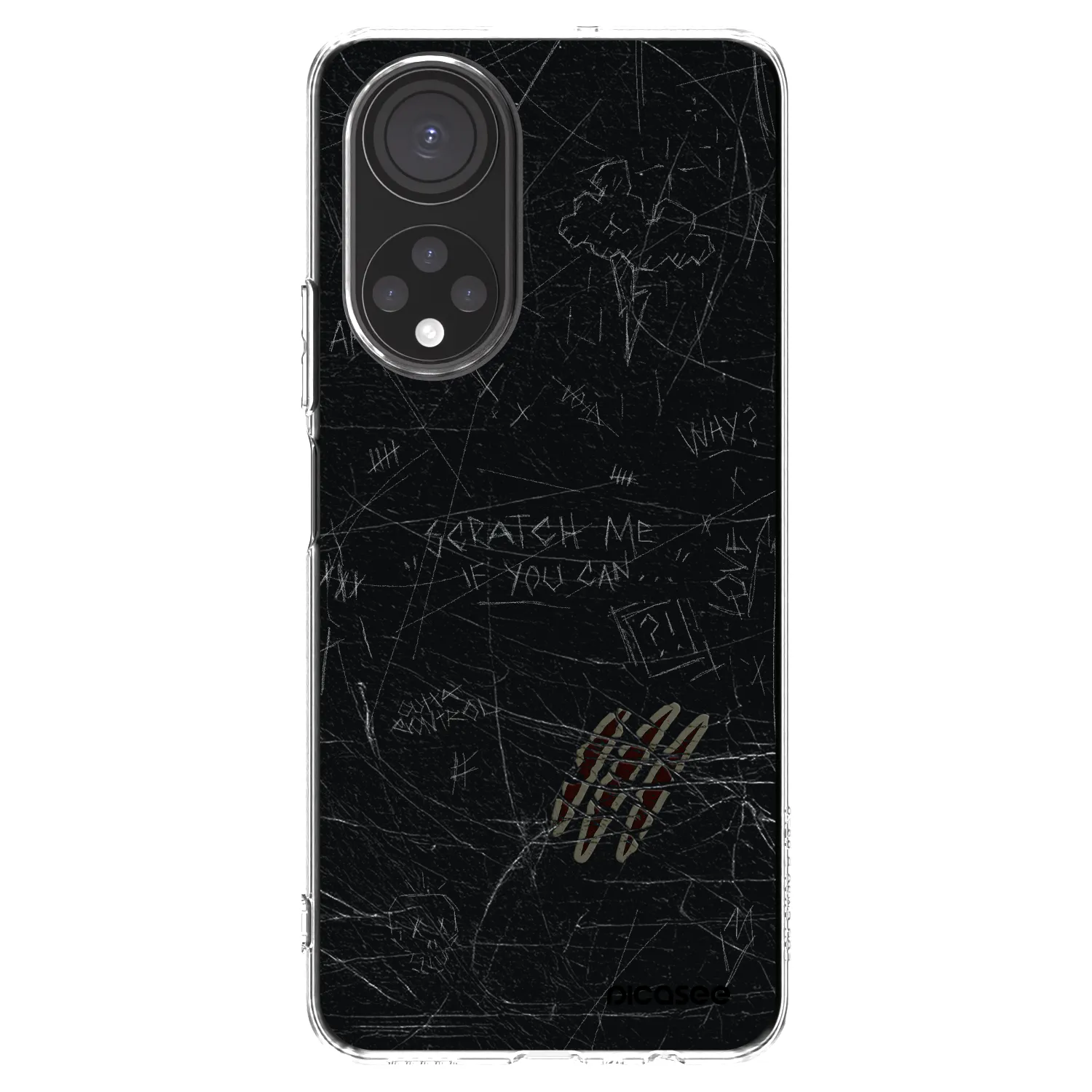 Picasee silikonový průhledný obal pro Honor X7 - SCRATCH