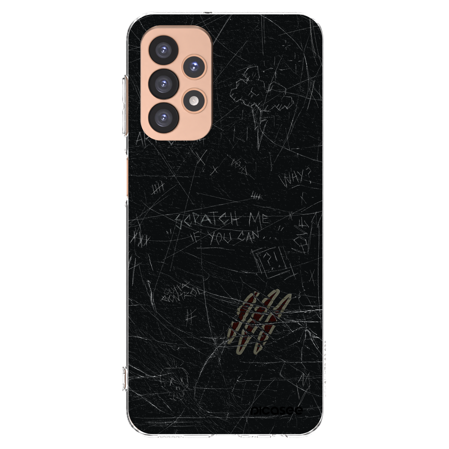 Picasee silikonový průhledný obal pro Samsung Galaxy A23 A236B 5G - SCRATCH