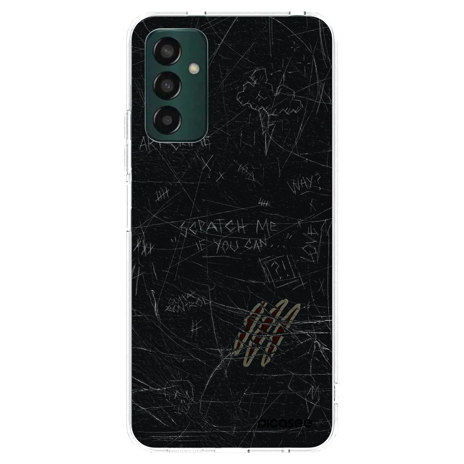 Picasee silikonový průhledný obal pro Samsung Galaxy M23 5G - SCRATCH