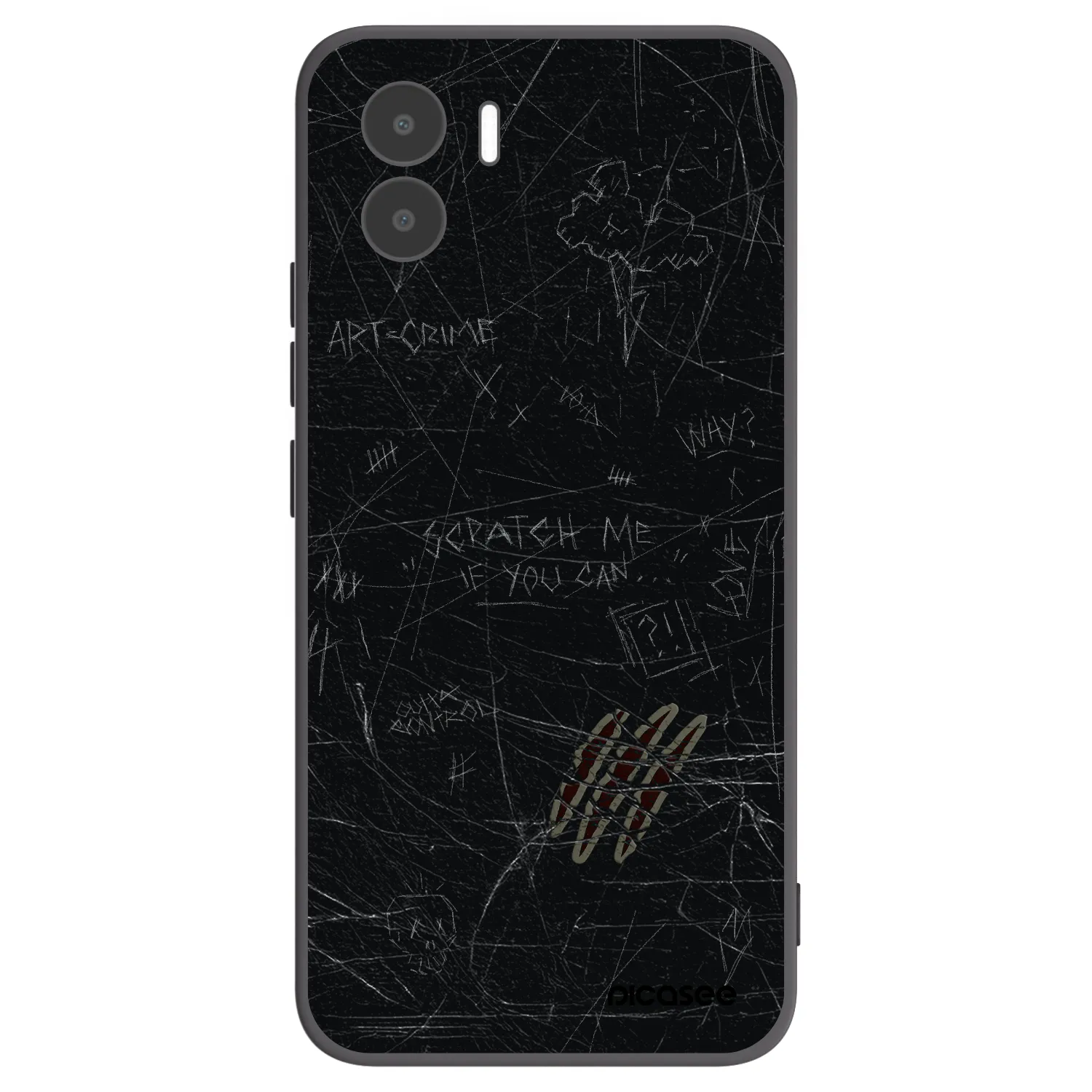 Picasee silikonový černý obal pro Xiaomi Redmi A1 - SCRATCH