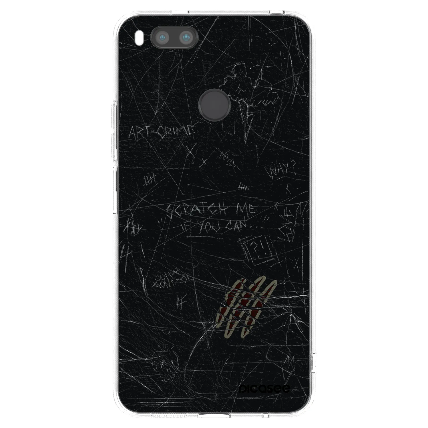 Picasee silikonový průhledný obal pro Xiaomi Redmi A1 - SCRATCH
