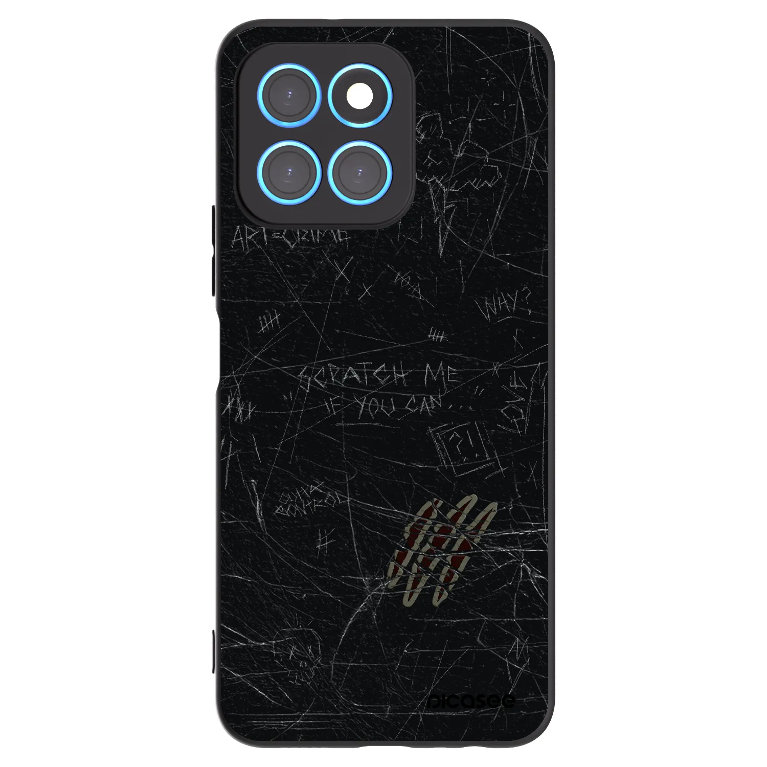 Picasee silikonový černý obal pro Honor X6 - SCRATCH