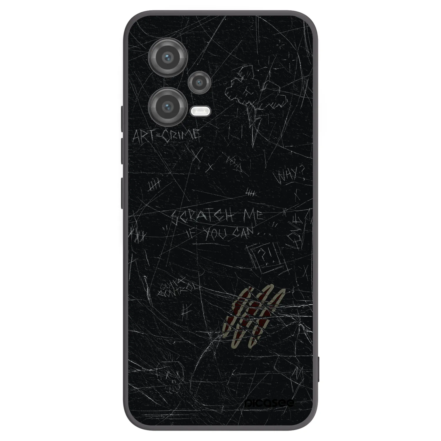 Picasee silikonový černý obal pro Xiaomi Poco X5 - SCRATCH