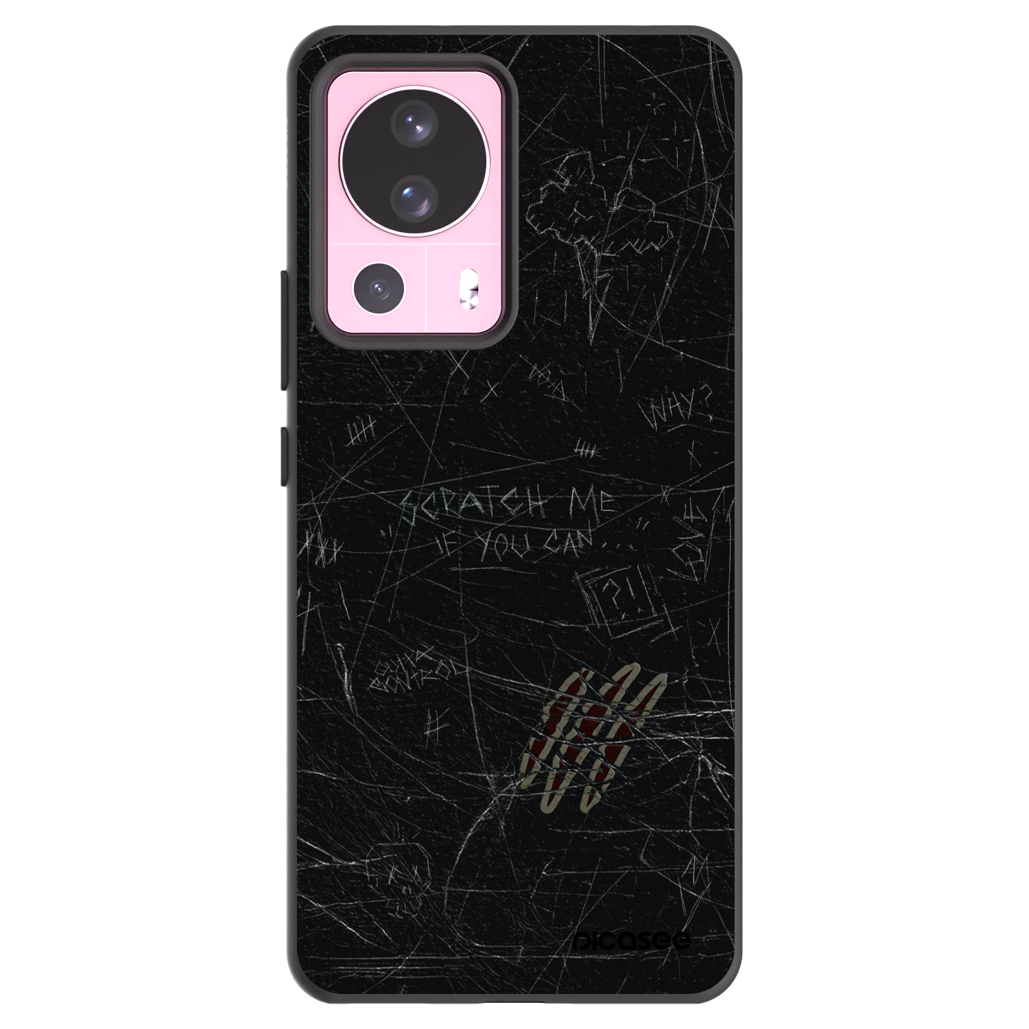 Picasee silikonový černý obal pro Xiaomi 13 Lite - SCRATCH