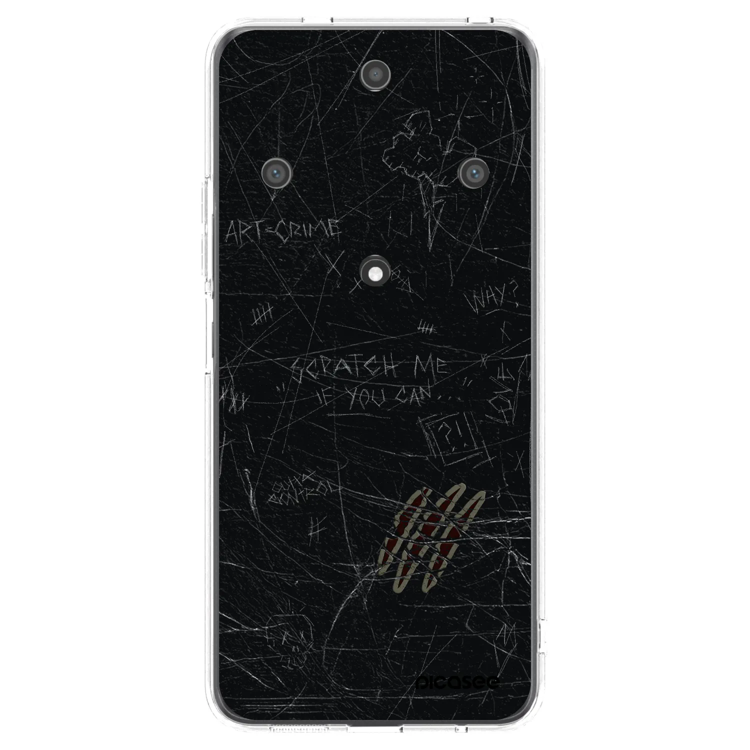 Picasee silikonový průhledný obal pro Honor Magic5 Lite 5G - SCRATCH