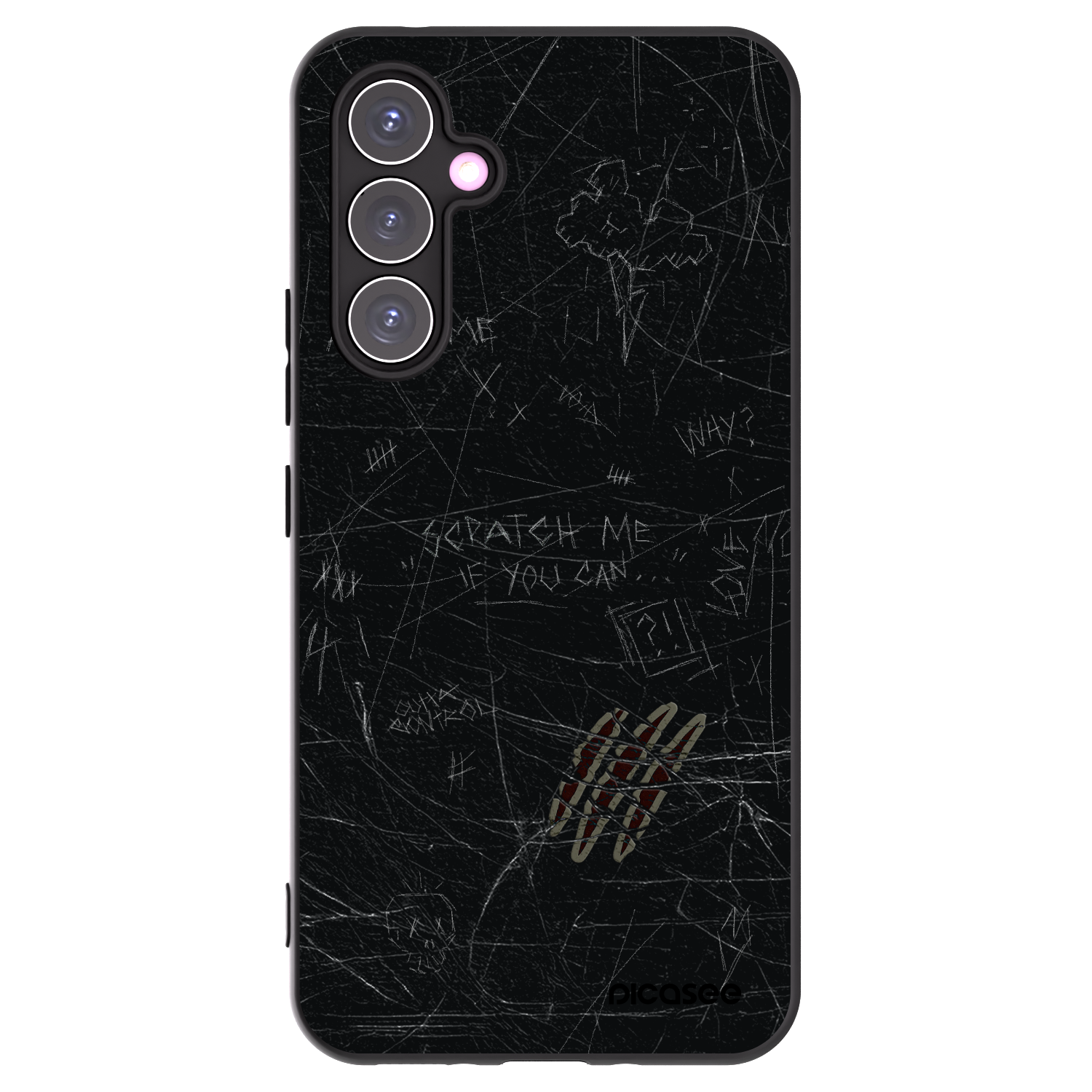 Picasee silikonový černý obal pro Samsung Galaxy A54 5G A546B - SCRATCH